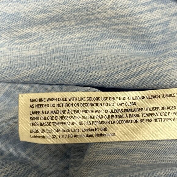 NWT Free People x HATCH Maternity Top Medium Right On Run Layer Blue Bell Shirt - Picture 13 of 13